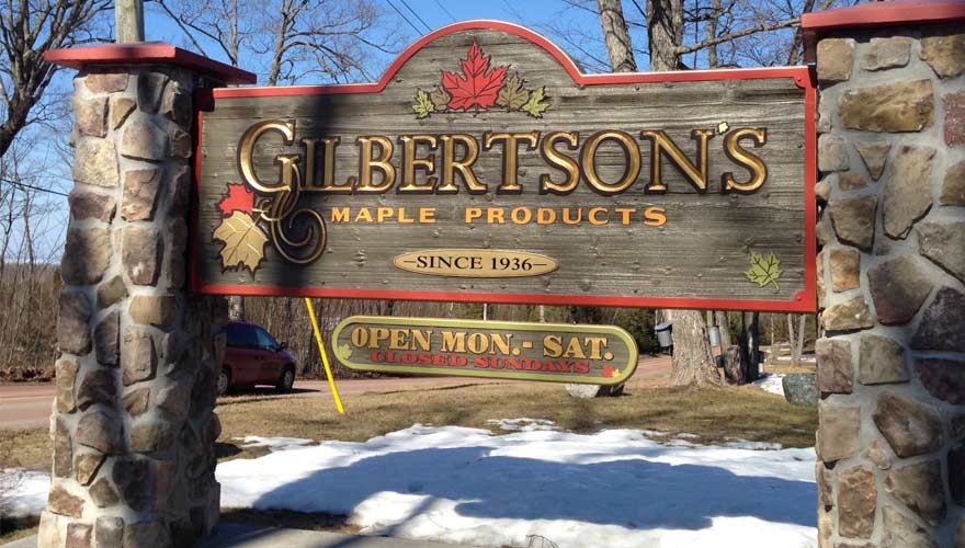 gilbertsons pancake house sign